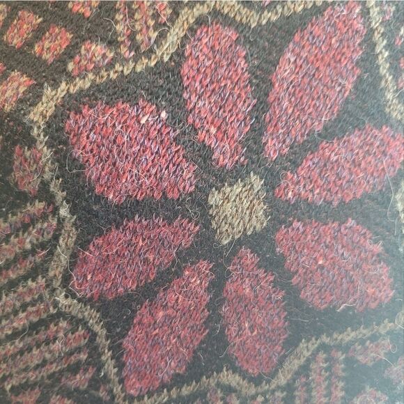VINTAGE MICHO Wool Blend Floral Sweater - Picture 5 of 10